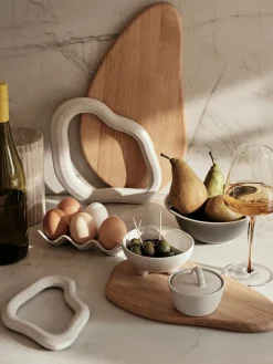 Tabla de cortar de madera de roble Limfjord, 28 cm