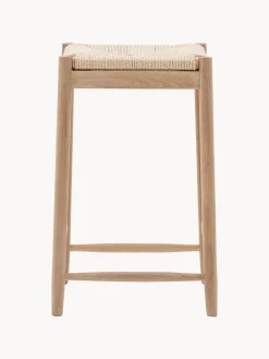Taburete artesanal de madera de roble Eton