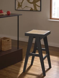 Taburete de bar con tejido vienés Sissi