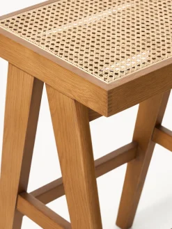 Taburete de bar con tejido vienés Sissi