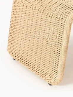 Taburete de exterior de mimbre Hank