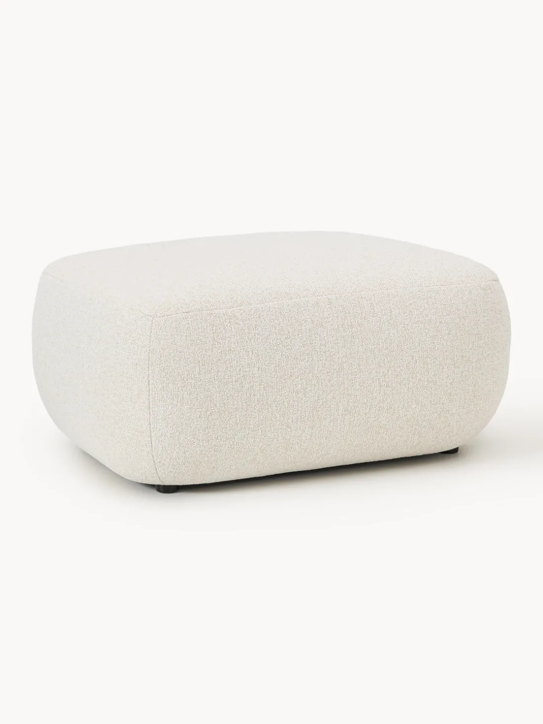 Taburete en tejido bouclé Sofia