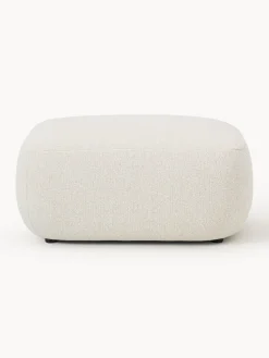 Taburete en tejido bouclé Sofia