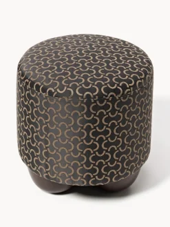 Taburete tapizado de diseño DEDAR Milano x Westwing Lino