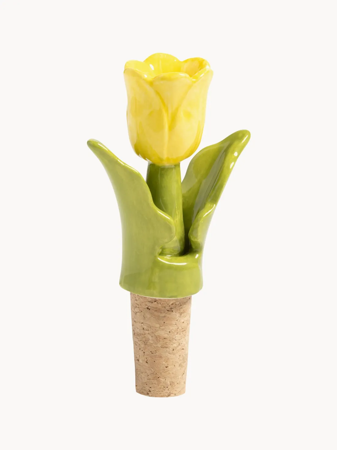 Tapón de botella pintado a mano Tulip