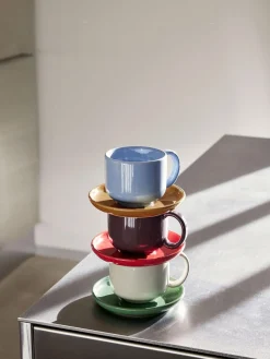 Taza artesanal con platitos Amare