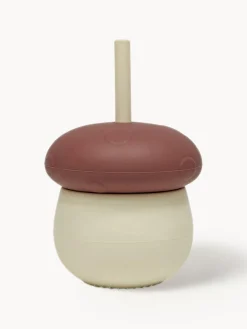 Taza infantil con pajita Mushroom