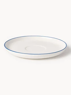 Tazas con platitos de porcelana Facile, 2 uds.