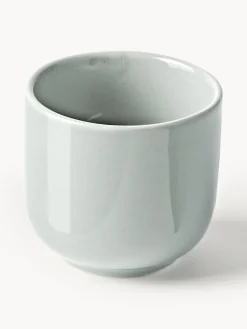 Tazas de café espresso con platitos de porcelana Nessa, 4 uds.
