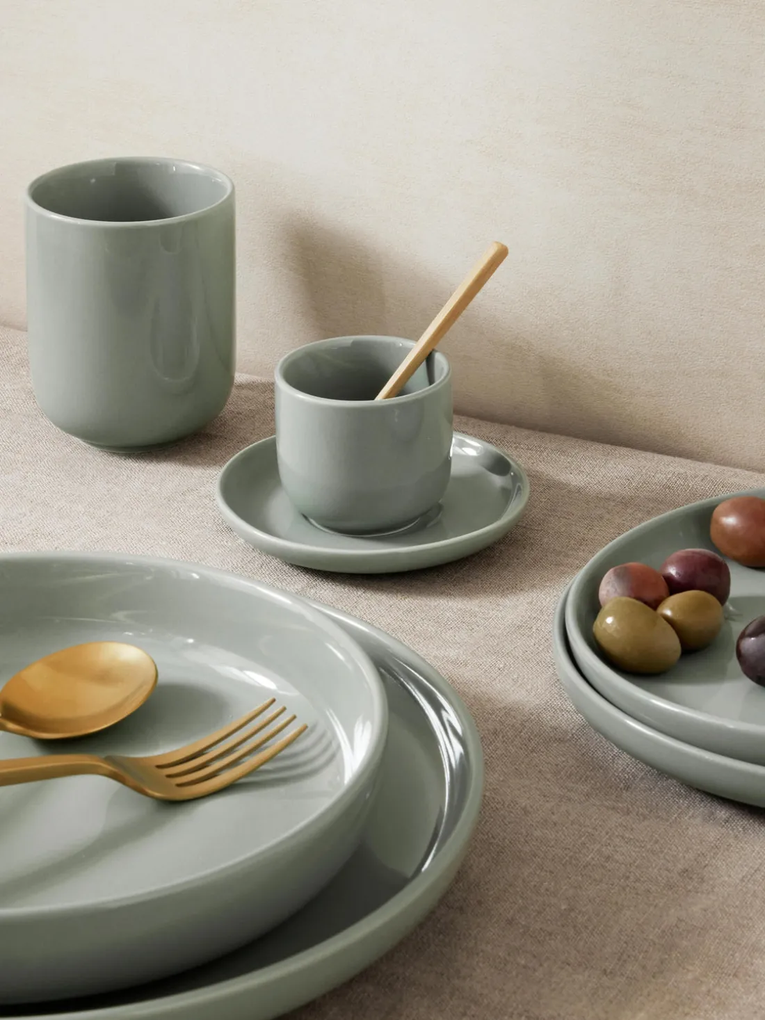 Tazas de porcelana Nessa, 4 uds.