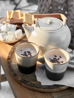 Tazas pequeñas artesanales 70's, 4 uds.