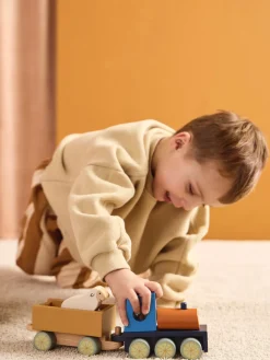 Tren de juguete de animales de granja Aiden