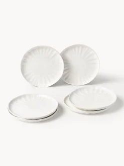 Vajilla de porcelana con relieves Sali, 6 comensales (30 pzas.)