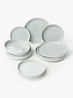 Vajilla de porcelana Nessa, 4 comensales (12 pzas.)