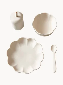 Vajilla infantil de silicona Little Poppy, 4 pzas.