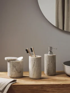 Vaso cepillo de dientes de mármol Simba