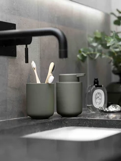 Vaso cepillo dientes con superficie suave al tacto Ume