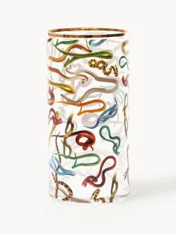 Vaso de vidrio Snakes, 30 cm