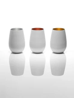 Vasos altos de cristal Elements, 6 uds.
