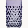 Vasos altos soplados artesanalmente Hobnail (6 uds.)