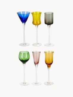 Vasos chupito soplados Lyngby, 6 uds.