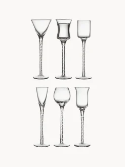 Vasos chupito soplados Rom, 6 uds.