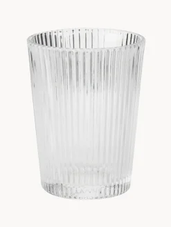 Vasos con relieves Pilastro, 6 uds.