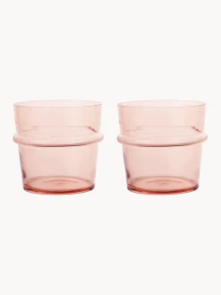 Vasos de agua soplados Boya, 2 uds.