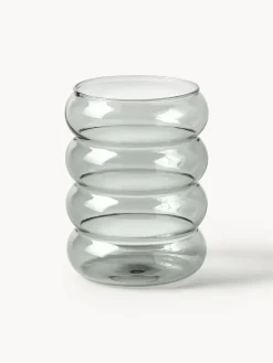 Vasos de agua soplados Bubbly, 4 uds.