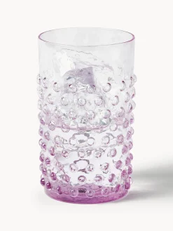 Vasos soplados Hobnail, 6 uds.