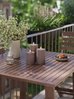 Vela LED artesanal Real Flame, 10 cm