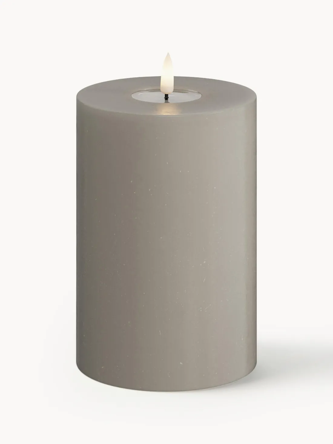 Vela LED artesanal Real Flame, 15 cm