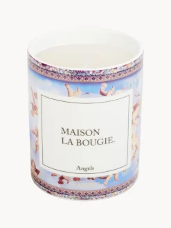 Vela perfumada artesanal Angels (naranja, pachulí y jacinto)