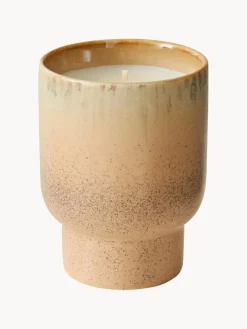 Vela perfumada artesanal 70's (menta, cedro y lirio de los valles)