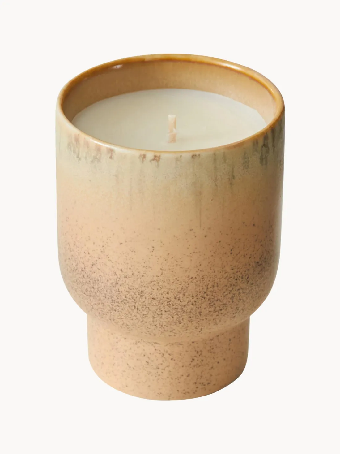 Vela perfumada artesanal 70's (menta, cedro y lirio de los valles)