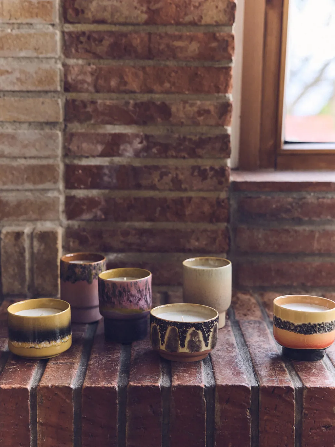 Vela perfumada artesanal 70's (menta, cedro y lirio de los valles)