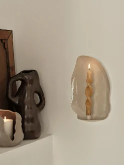 Velas cónicas artesanales Twist, 2 uds.