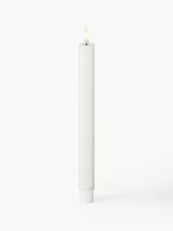 Velas cónicas LED artesanales Real Flame, 24 cm, 2 uds.