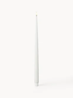Velas cónicas LED artesanales Real Flame, 38 cm, 2 uds.