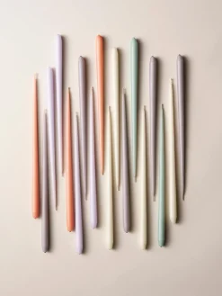 Velas cónicas Stoff Nagel, 6 uds.