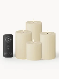 Velas LED artesanales con mando a distancia Real Flame, 5 uds.