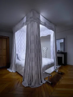 Westwing | Crosby Studios, funda nórdica de algodón a cuadros Damier