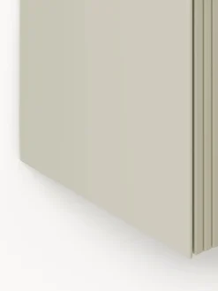 Zapatero de pared con puertas abatibles y frente acanalado Shea